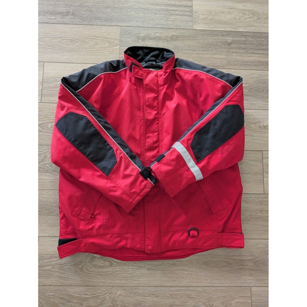 Cabela's Red Gore-Tex Extreme Wet Weather Parka (RN #56835) Reflective Size XL